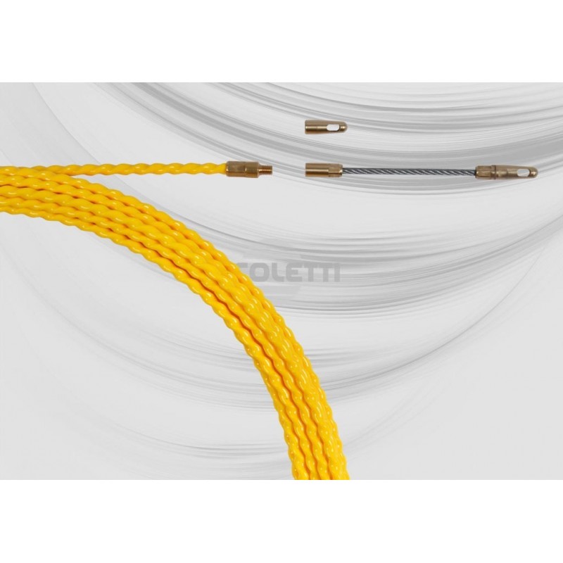 Sonda passacavi spiralata Ø5,2 in poliestere - L=15m
