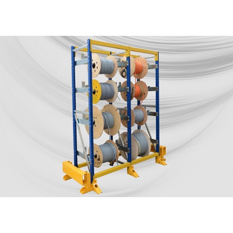 Light racking for manual or low-speed payoff