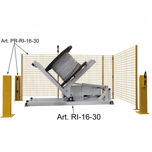 Art. RI/16/30 - TROMMELKIPPER - TROMMELN MAX.  Ø 1600 MM - TRAGFÄHIGKEIT 3000 KG