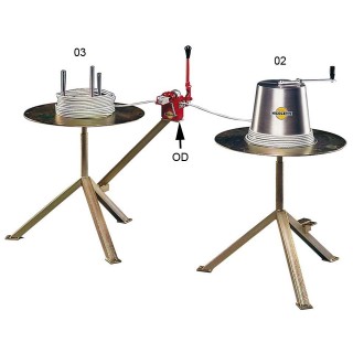 Item no. 02-03-OD - Hand-operated coilers and uncoilers