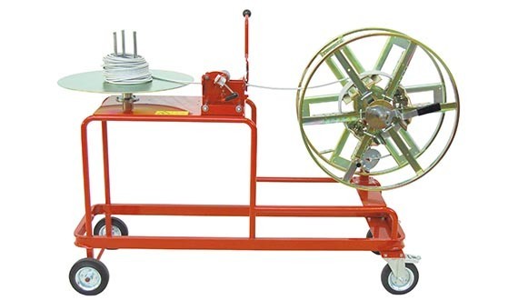 COIL-COIL REWINDERS - HAND-OPERATED MOBILE STAND-MOUNTED - COILS Ø700